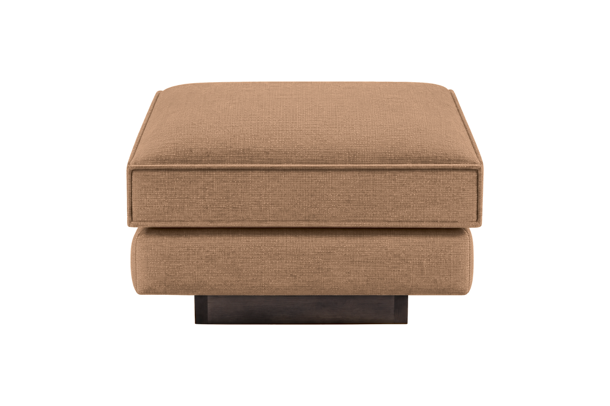 Stanley Footstool in Roni Biscotti