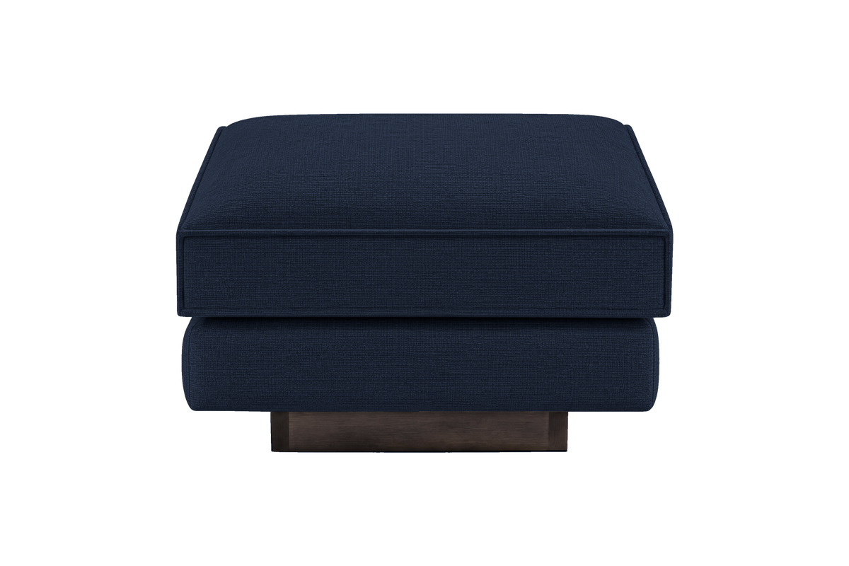 Stanley Footstool in Roni Ember Blue