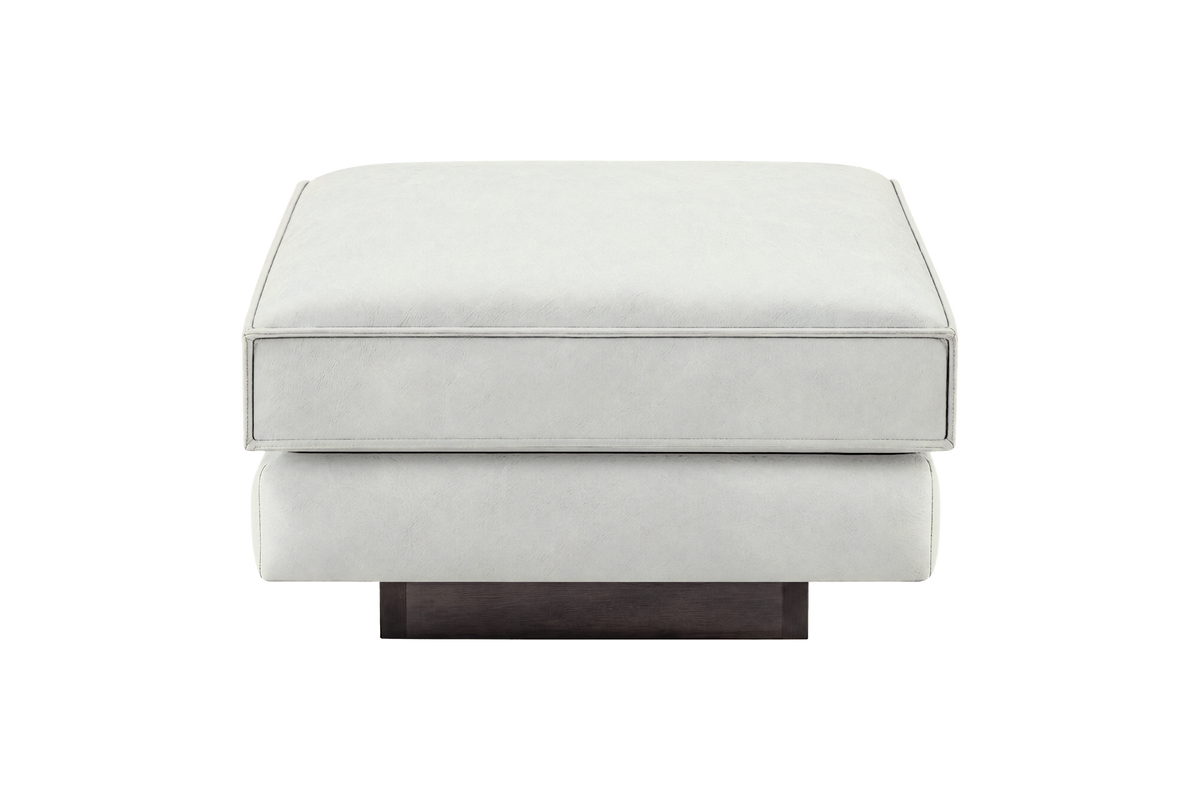 Stanley Footstool in Felix Milky
