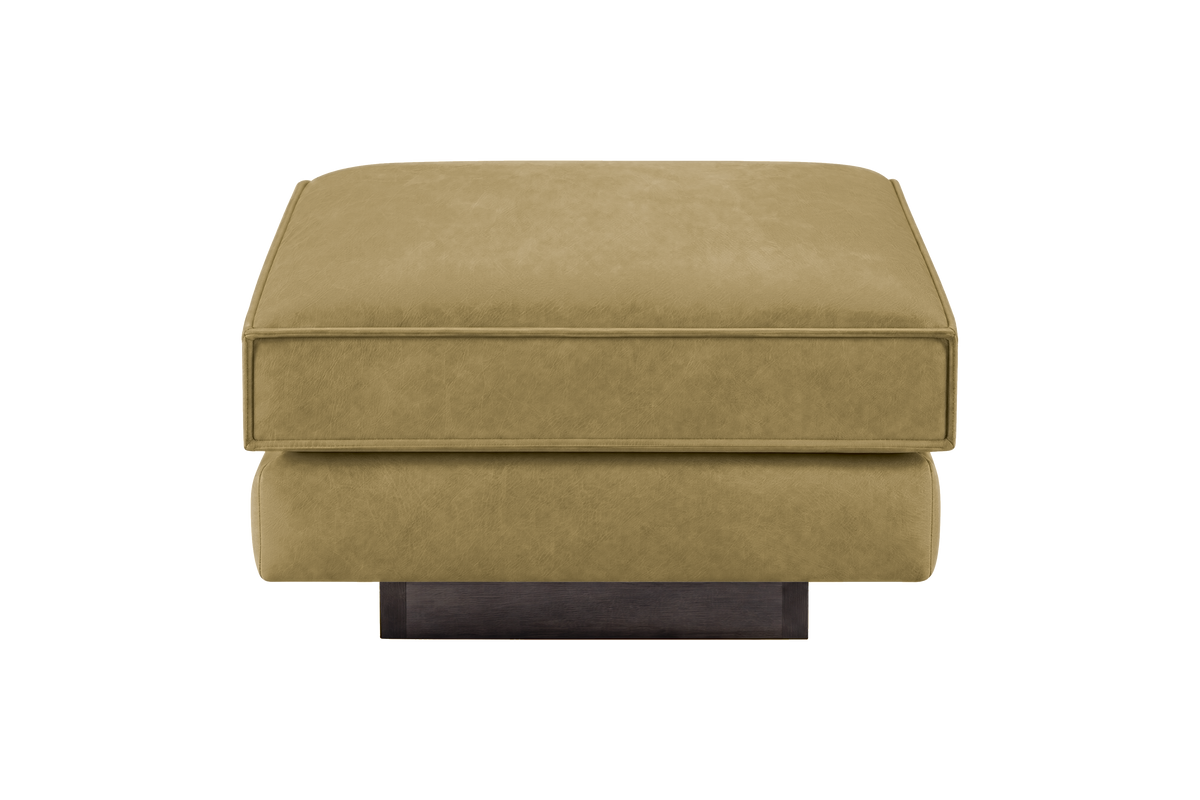 Stanley Footstool in Marfa Olivia