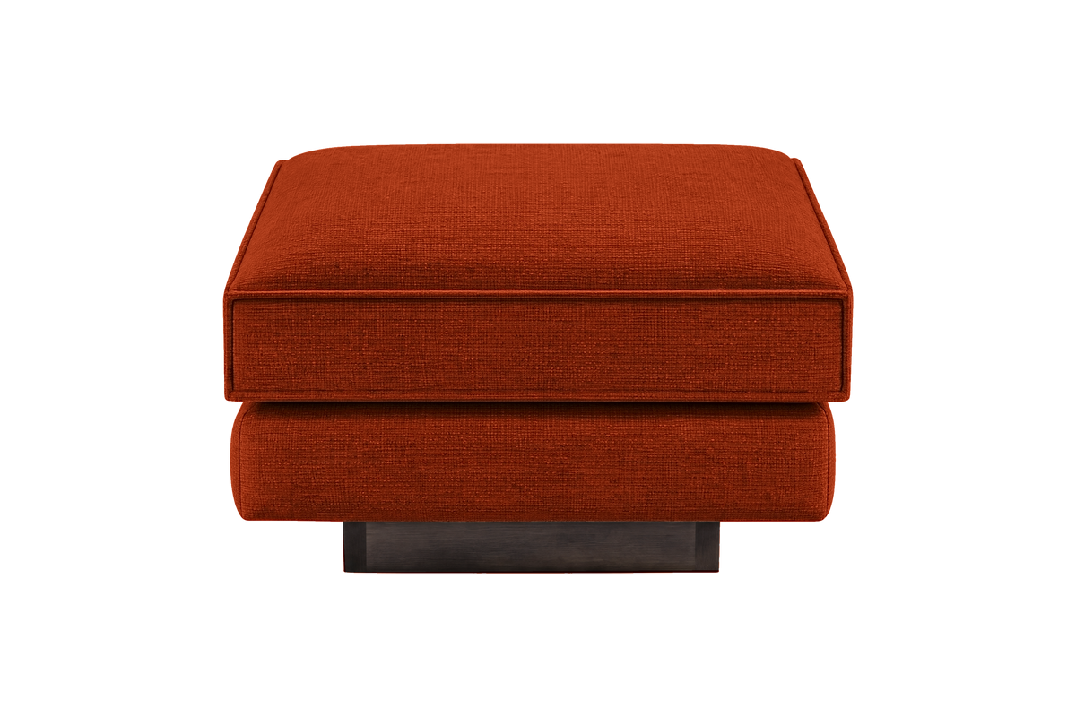 Stanley Footstool in Roni Poppy