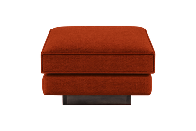 Stanley Footstool in Roni Poppy