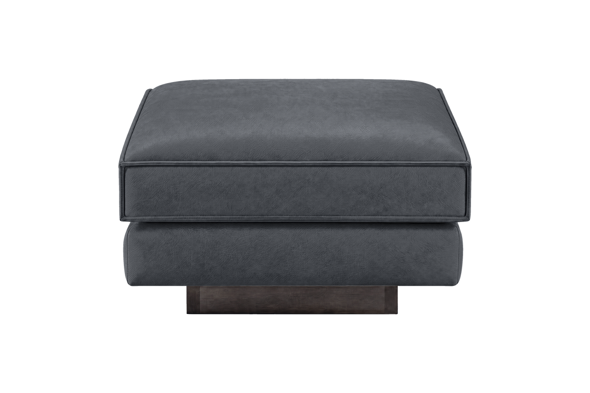 Stanley Footstool in Dante Shark
