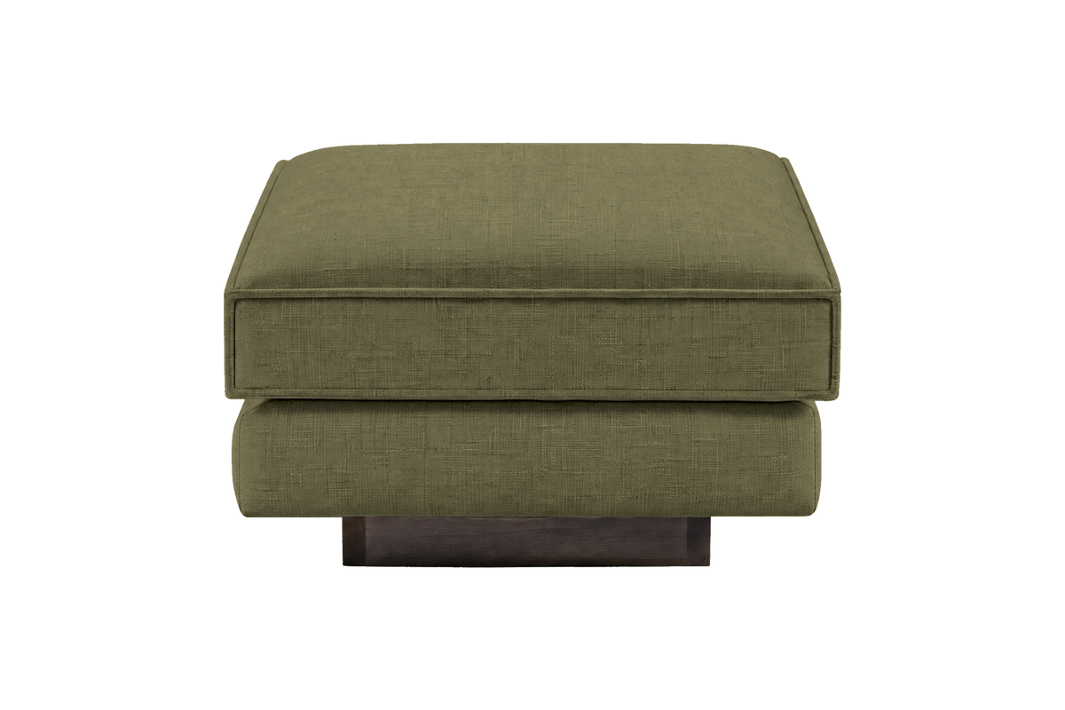 Stanley Footstool in Mosquito Sycamore