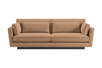 Stanley Large Sofa 2 Cushions in Roni Biscotti