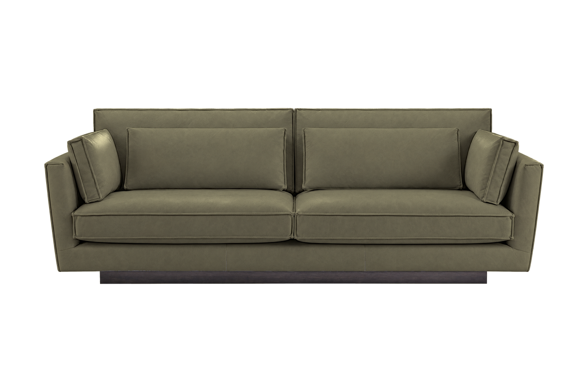 Stanley Large Sofa 2 Cushions in Felix Olive