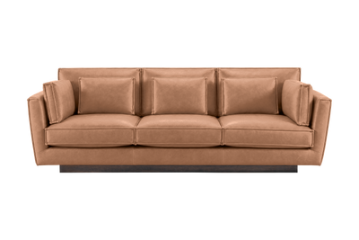 Stanley Large Sofa 3 Cushions in Momo Camel
