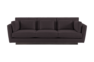 Stanley Large Sofa 3 Cushions in Dante Charcoal