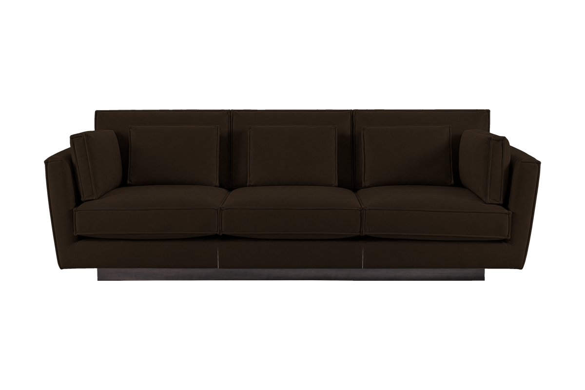 Stanley Large Sofa 3 Cushions in Marfa Charcoal
