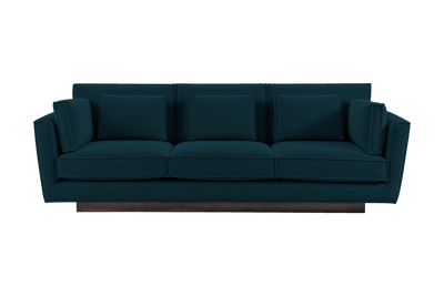 Stanley Large Sofa 3 Cushions in Roni Deep Lake