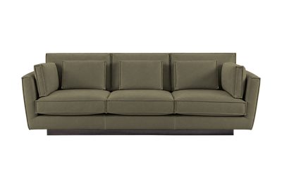 Stanley Large Sofa 3 Cushions in Felix Olive