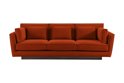 Stanley Large Sofa 3 Cushions in Roni Poppy