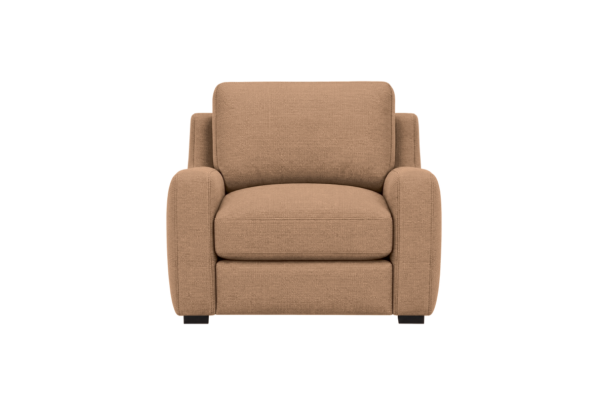 Theo Armchair in Roni Biscotti