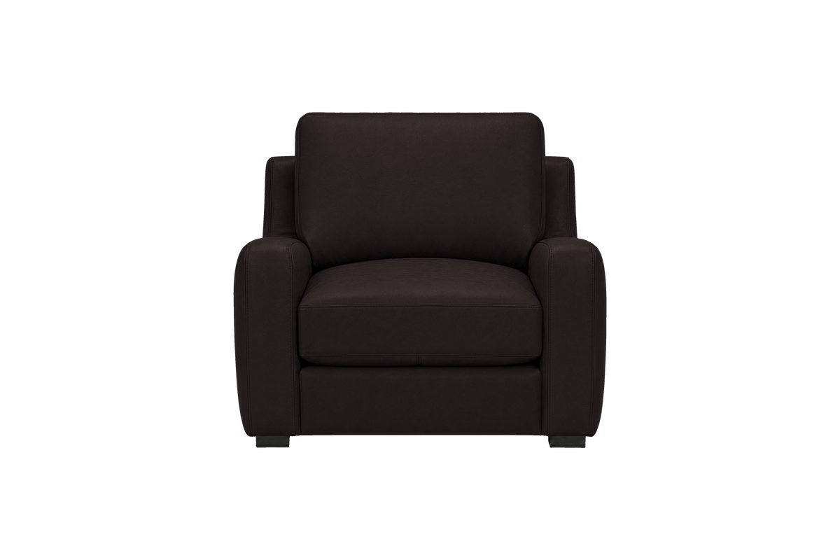 Theo Armchair in Dante Ebony