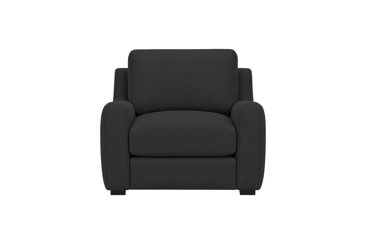 Theo Armchair in Roni Ember