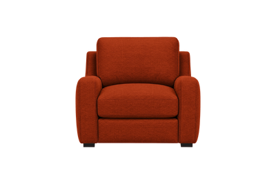 Theo Armchair in Roni Poppy