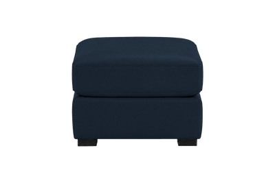 Theo Footstool in Dante Aqua