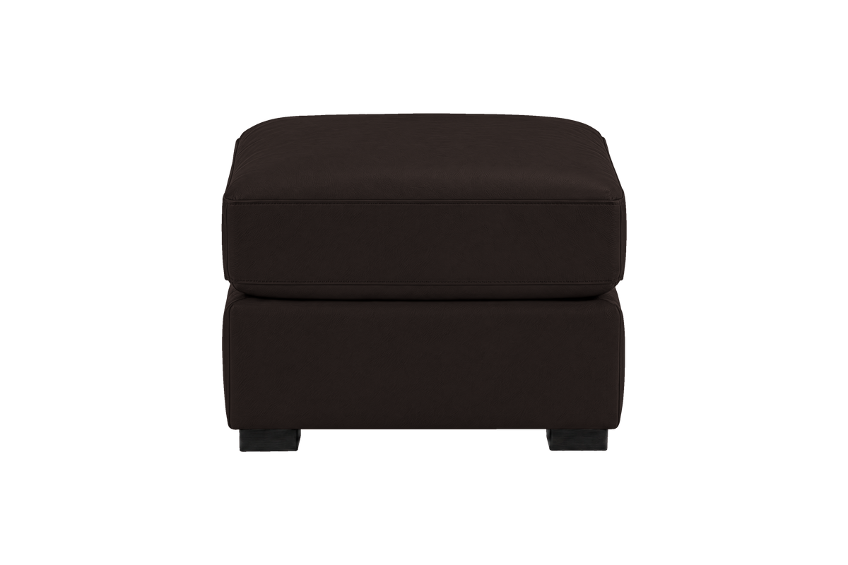 Theo Footstool in Dante Ebony