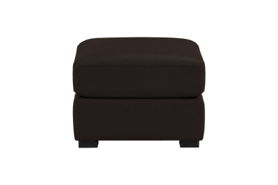 Theo Footstool in Dante Ebony