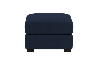 Theo Footstool in Roni Ember Blue