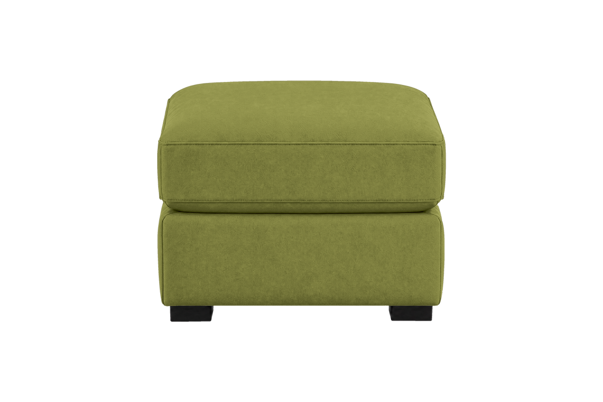 Theo Footstool in Fresco Key Lime