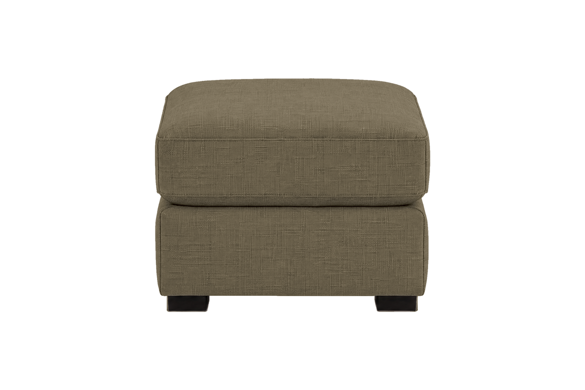 Theo Footstool in Mosquito Malibu