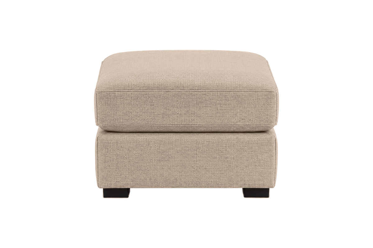 Theo Footstool in Roni Pine Nut