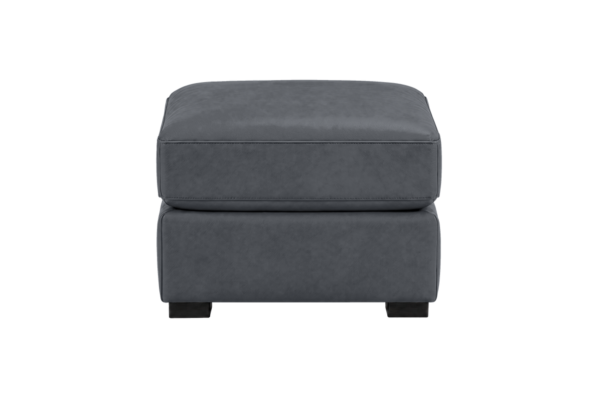 Theo Footstool in Dante Shark