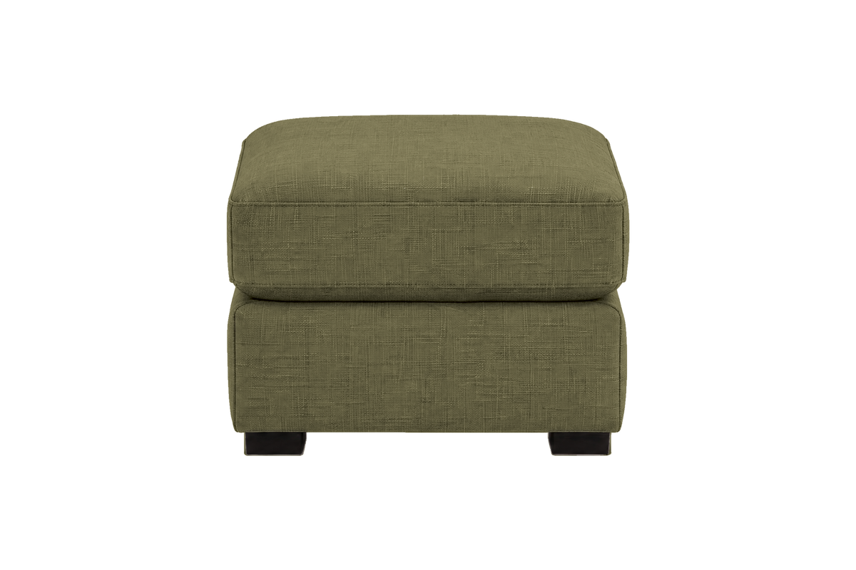Theo Footstool in Mosquito Sycamore
