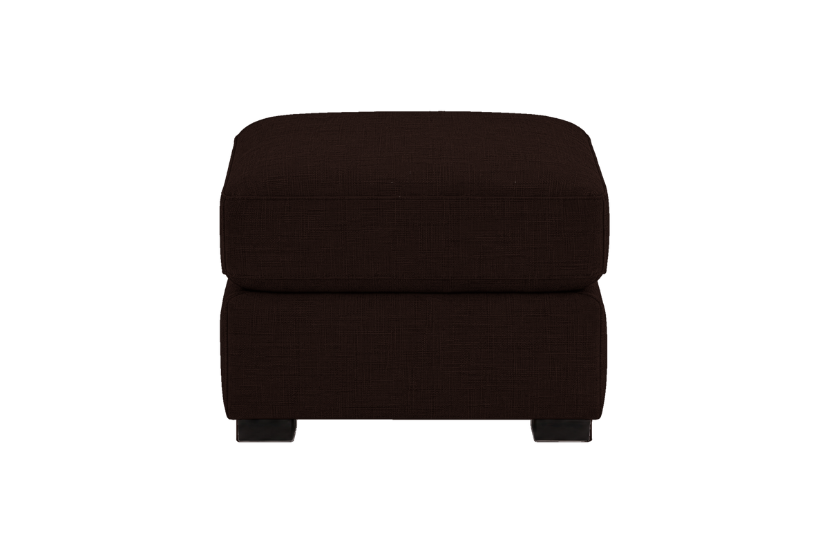 Theo Footstool in Mosquito Terra