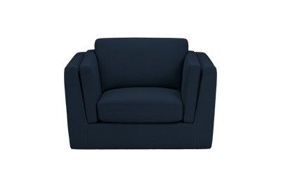 Valenti Armchair in Dante Aqua