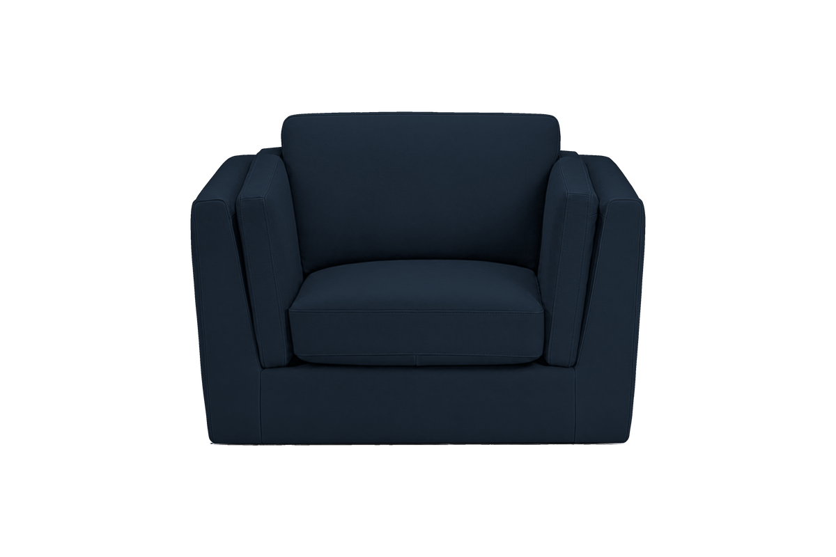 Valenti Armchair in Dante Aqua