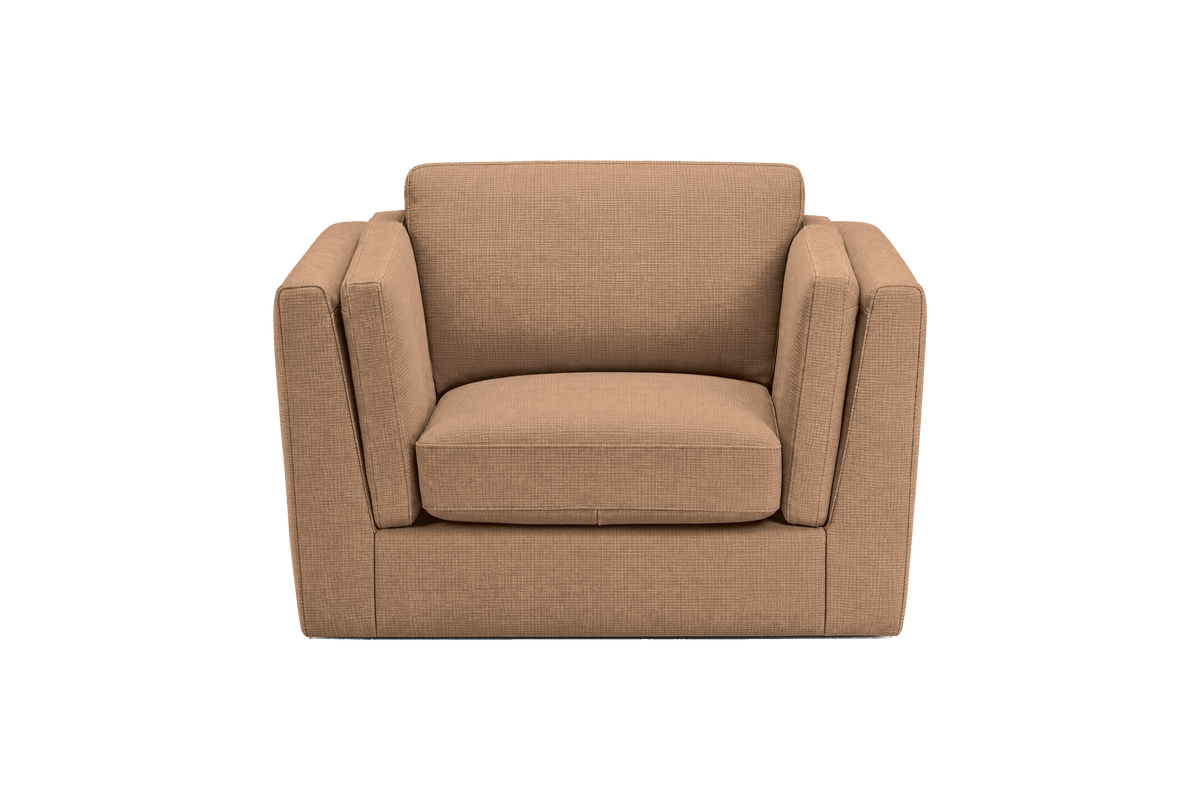 Valenti Armchair in Roni Biscotti
