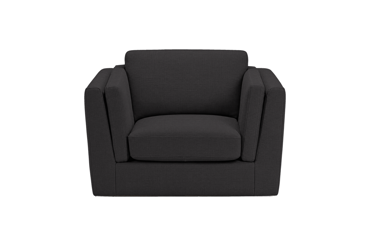 Valenti Armchair in Roni Ember