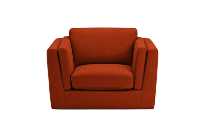 Valenti Armchair in Roni Poppy