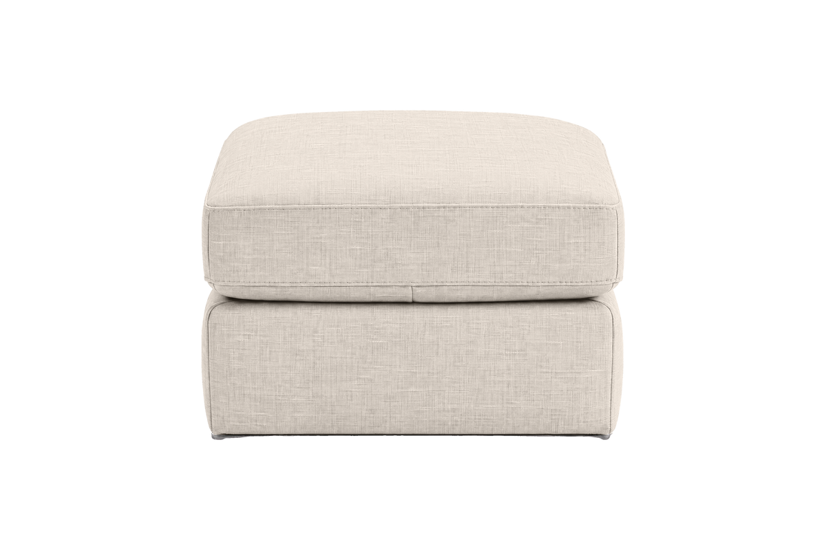 Valenti Footstool in Mosquito Cracker