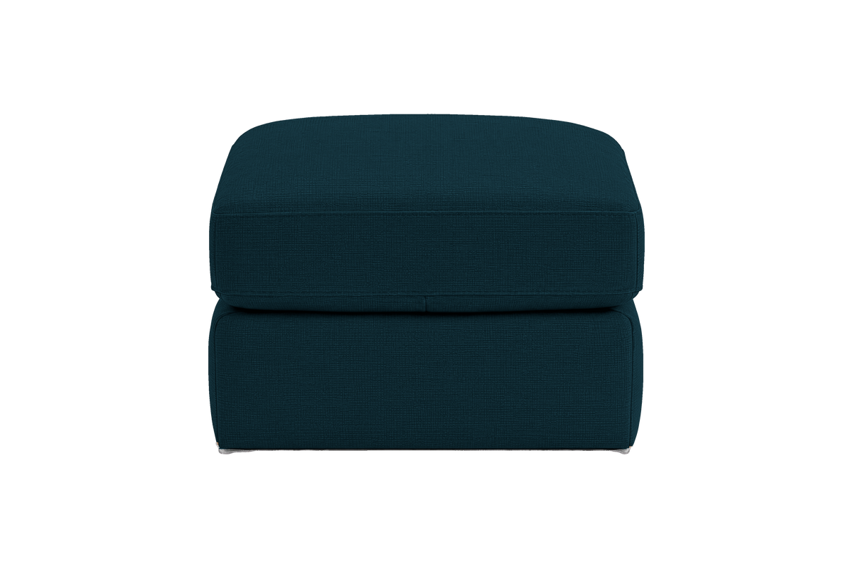 Valenti Footstool in Roni Deep Lake