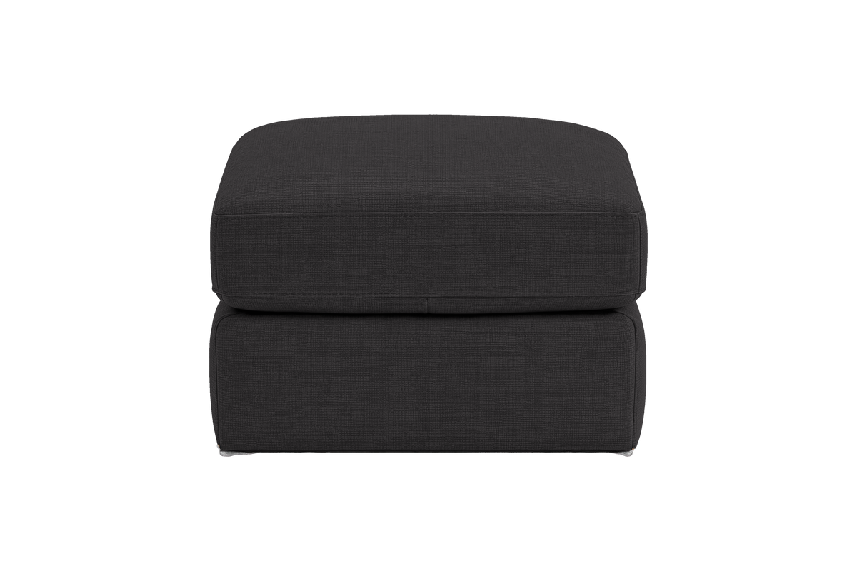 Valenti Footstool in Roni Ember