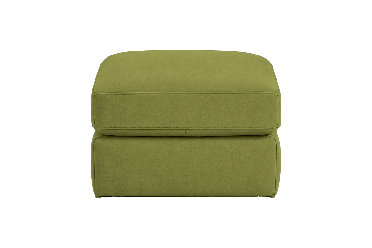 Valenti Footstool in Fresco Key Lime