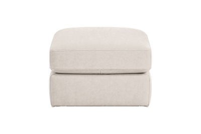 Valenti Footstool in Fresco Milky
