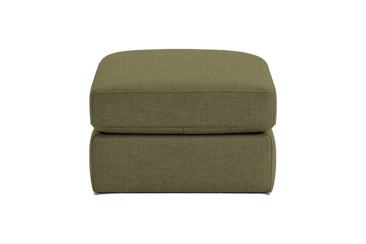 Valenti Footstool in Mosquito Sycamore