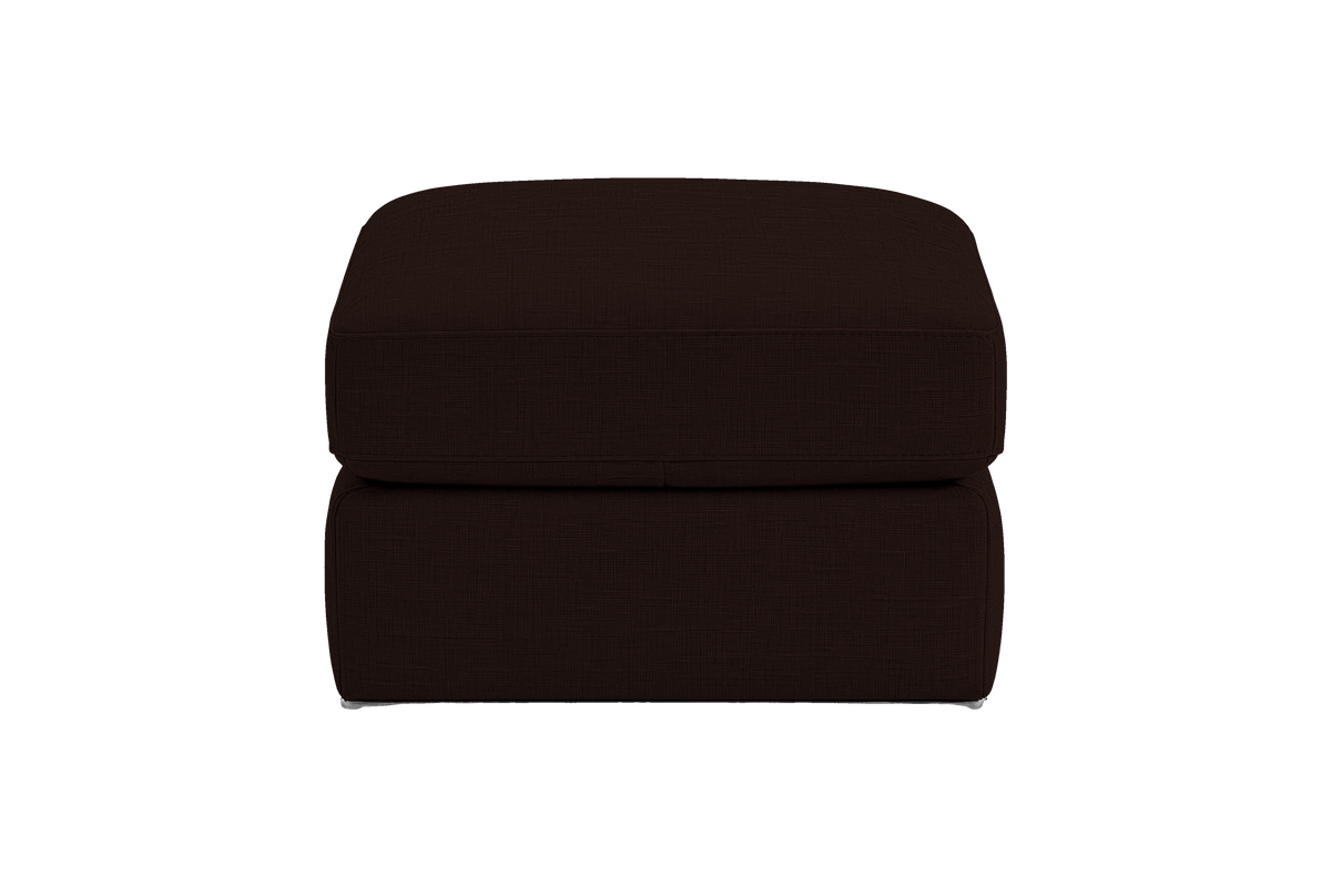 Valenti Footstool in Mosquito Terra