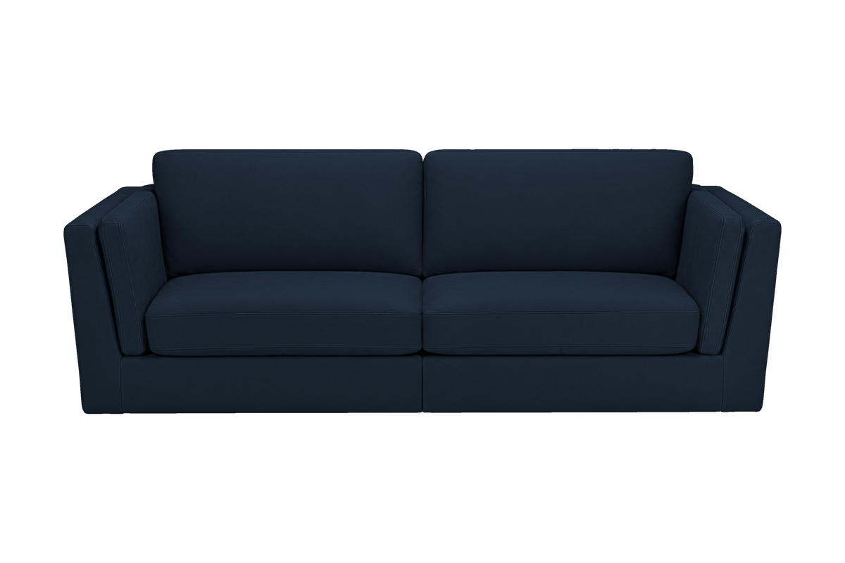 Valenti Large Sofa in Dante Aqua