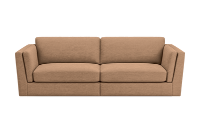 Valenti Large Sofa in Roni Biscotti