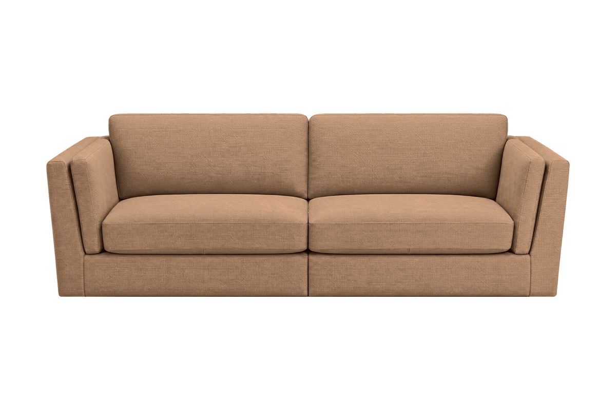 Valenti Large Sofa in Roni Biscotti