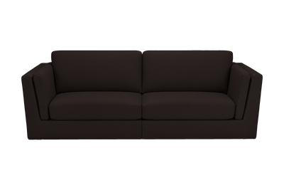 Valenti Large Sofa in Dante Ebony