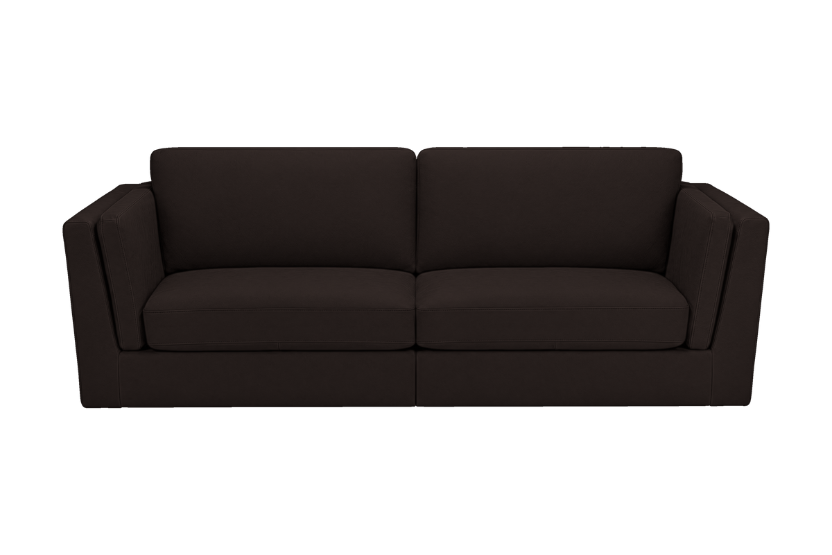 Valenti Large Sofa in Dante Ebony