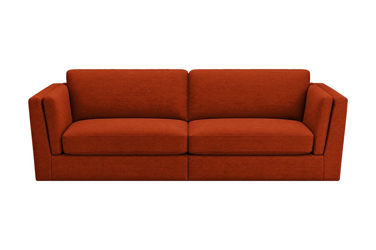 Valenti Large Sofa in Roni Poppy