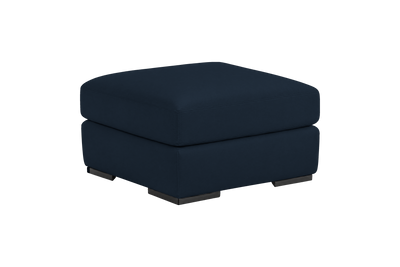 Caro Footstool in Dante Aqua