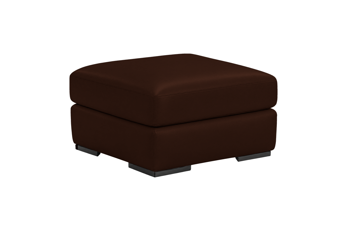 Caro Footstool in Momo Biscuit